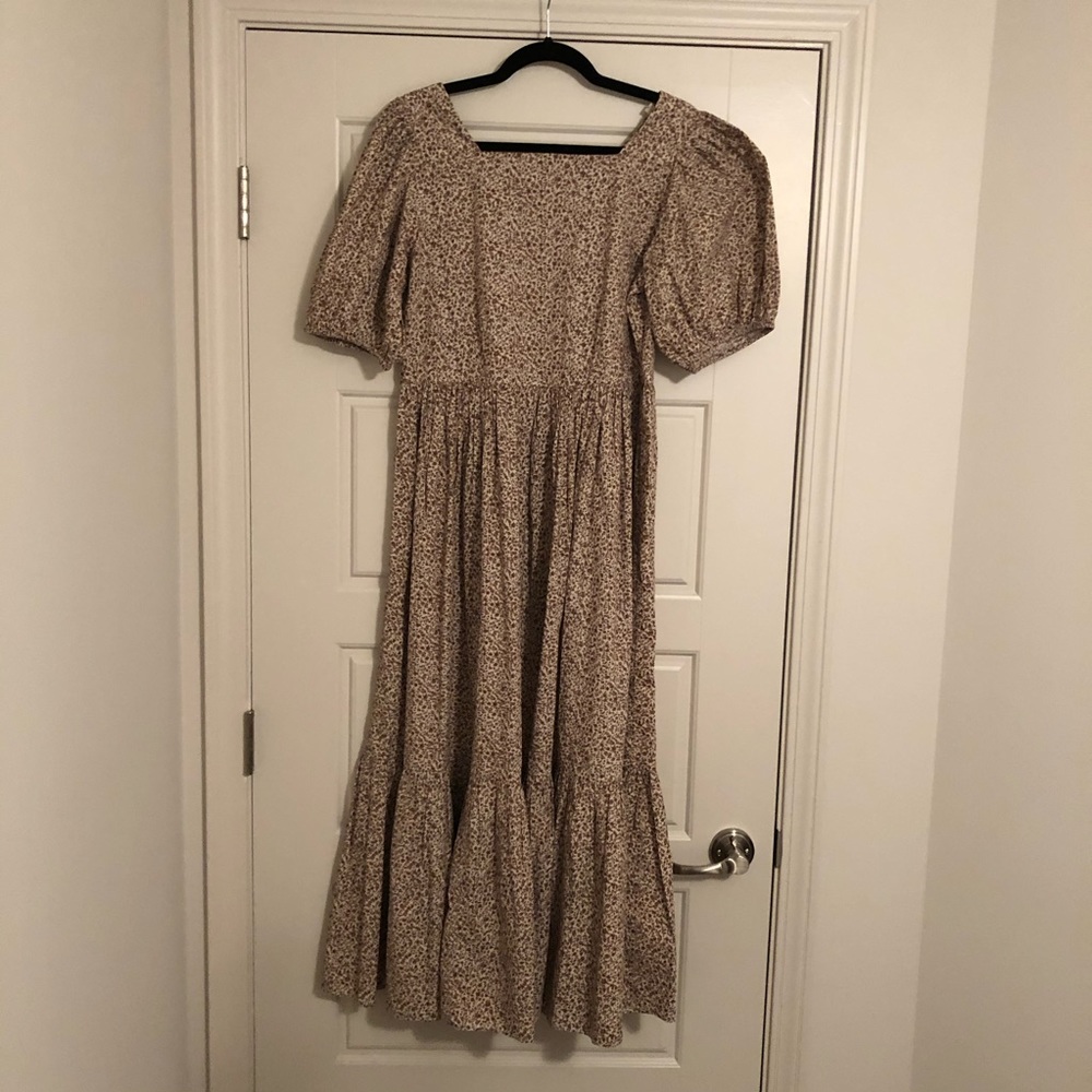 Doen Dune Dress in Sienna Champignon Floral Large